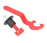 Cocoarm di Livellamento per Piastrelle, Kit Livellatore per Pavimenti in PP e Acciaio Inossidabile con 50 Perni a T Riutilizzabili e Chiave, Adatto per Spazi tra Piastrelle da 3 a 16 Mm 1,5 Mm per