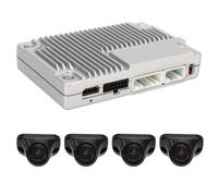 Cocoarm di Visione degli Uccelli a 360 Gradi, di Telecamere DVR per Veicoli in Metallo con 4 Telecamere per Visione Notturna Impermeabili, Visualizzazioni 2D 3D 1080 X 720P, per Guida di Backup in