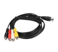 Cocoarm DIN 5 Pin a Cavo 5 Core DIN a 4 Femmina Adattatore 1.5m per Apparecchi Vintage con Connettori Moldati Ad Anti-Trazione