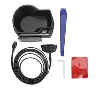 Cocoarm Display HUD per Auto Doppia Modalità OBD GPS, Compatibile Compact | Interfaccia GPS OBD a doppio , 9 interfacce display, protocollo SAE J1939, angolo della staffa regolabile, montaggio girevole