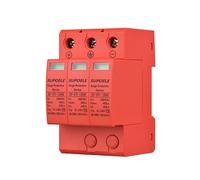 Cocoarm Dispositivo di Protezione Contro le Sovratensioni DC 1000 V 3P SPD con Custodia in Plastica Ignifuga 40KA Guida DIN Design Modulare per Elettricisti con Scatola Combinata di Sistemi (3P)