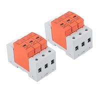 Cocoarm Dispositivo di Protezione Contro le Sovratensioni PC Protezione Contro le Sovratensioni su Guida Din AC 420V 3P 2.0kV Indicatore Visivo Design Modulare per Quadri Elettrici Domestici Scatole