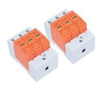 Cocoarm Dispositivo di Protezione Contro le Sovratensioni PC Protezione Contro le Sovratensioni su Guida Din AC 420V 3P 2.0kV Indicatore Visivo Design Modulare per Quadri Elettrici Domestici Scatole