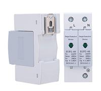 Cocoarm Dispositivo di Protezione da Sovratensione 2P Modulo Antituono ABS 420 V CA 40 KA Risposta Rapida Design Compatto per Famiglie Officine Scatole di Monitoraggio Esterne e Aziende