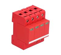 Cocoarm Dispositivo Scaricatore di Sovratensione, Dispositivo Scaricatore di Sovratensione su Guida DIN PBT da 220 a 380 V, Indicatore Visivo a Innesto con Risposta Rapida per Armadi di Scatole di