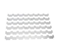 Cocoarm Distanziatori per Telai Dell’arnia, Strisce Distanziatrici in Acciaio Inossidabile per Telai 10 Pezzi 37x3 Cm per Fissare i del Nido con Dimensione del Passaggio delle Api