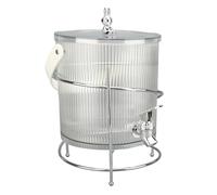 Cocoarm Distributore di Bevande, Distributore di Bevande Trasparente con Rubinetto e Supporto, Design Antigoccia per Feste, Matrimoni, Barbecue, Picnic, Limonata, Detersivo per Bucato