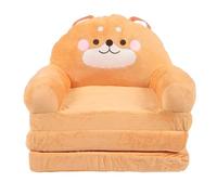Cocoarm Divano per Bambini, Sedia Pieghevole per Bambini in Stile Cartone Animato in Tessuto e Spugna, Seggiolino Portatile per Cuccioli con Design a Animali per Leggere la TV e Rilassarsi a Casa a