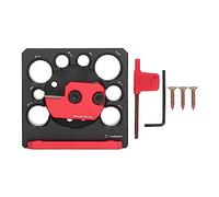Cocoarm Dowel Maker Jig Kit 8mm a 20mm Asta Rotonda Utensile Ausiliario Tagliadadi per Falegnameria con Lama in Carburo Lega di Alluminio 8 Fori Utensile Trapano Fresatura