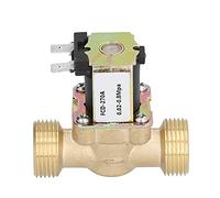 Cocoarm Elettrovalvola Elettrica Ottone Elettrovalvola Normalmente Chiusa G1 Filettatura Maschio da 2 Pollici da 0,02 a 0,8 MPa da 32 a 104 F Controllo del Flusso d'acqua per Sistemi Idrici