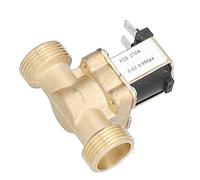 Cocoarm Elettrovalvola Elettrica Ottone Elettrovalvola Normalmente Chiusa G1 Filettatura Maschio da 2 Pollici da 0,02 a 0,8 MPa da 32 a 104 F Controllo del Flusso d'acqua per Sistemi Idrici