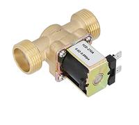 Cocoarm Elettrovalvola Elettrica Ottone Elettrovalvola Normalmente Chiusa G1 Filettatura Maschio da 2 Pollici da 0,02 a 0,8 MPa da 32 a 104 F Controllo del Flusso d'acqua per Sistemi Idrici