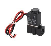 Cocoarm Elettrovalvola in Plastica 12V DC 2 Posizioni 2 Vie per Aria | IP65, tenuta NBR, pressione, eccitazione 0,05 s, pilota ad azione diretta