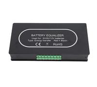 Cocoarm Equalizzatore Batteria 48V Bilanciatore Batteria in Lega di Alluminio Protezione da Inversione di polarità da 0 a 10A Disconnessione Bassa Tensione per Pacchi Solari per Auto, Barca, Camion
