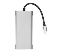 Cocoarm Espandi l'adattatore, USB C Hub 11 in 1 Interfaccia Multimediale HD con Slot 100MSD, Ethernet RJ45, Ricarica Rapida PD da 87 W e Consegna di Alimentazione per Laptop, OSX,