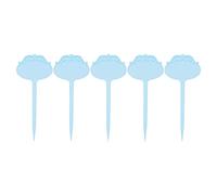 Cocoarm Etichette per Piante Etichette per Piante in Plastica 50 Pezzi 16 X 6,8 Cm da Giardino Impermeabili di Fiori Scrivibili per Giardino Vivaio Frutteti in Vaso e Coltivatori Domestici (BLUE)