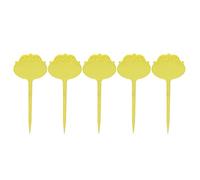 Cocoarm Etichette per Piante Etichette per Piante in Plastica 50 Pezzi 16 X 6,8 Cm da Giardino Impermeabili di Fiori Scrivibili per Giardino Vivaio Frutteti in Vaso e Coltivatori Domestici (YELLOW)