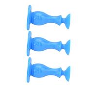 Cocoarm Fermaporta in Gomma per Lavatrice, 3 Pezzi, per Lavatrice a Carico Frontale, 3, X 2,0 X 1, Pollici, con Ventosa, Mantiene la Porta Socchiusa per l'uso in Lavanderia Familiare (BLUE)