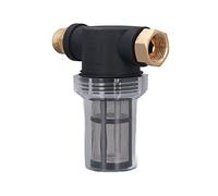 Cocoarm Filtro per Tubo da Giardino per Idropulitrice Ingresso Acqua Ingegneria Plastica Filtro Sedimenti in La Filettatura da 3/4 Pollici Aiuta a Ridurre i Detriti per l'uso in Giardino con