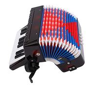 Cocoarm Fisarmonica Giocattolo con Tastiera Pianoforte per Principianti, Strumento Musicale Educativo 17 Tasti 8 Bassi for Apprendimento Musicale e Gioco