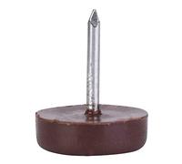 Cocoarm Ganascia per Mobili, Chiodi Antiscivolo in Plastica e Lega di Alluminio per Sedia Tavolo Divano, con Proteggi Pavimento per Ridurre il Rumore e (100 pezzi superficie piana 18 mm spessore 5 mm)