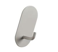 Cocoarm Ganci Autoadesivi da Parete Gancio da Parete in Ferro Gancio Appendiabiti Singolo Impermeabile Senza Punzonatura per Bagno Dietro la Porta Utilizzare Bordi Arrotondati Facile da Pulire