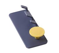 Cocoarm Gancio per Spina, Supporto per Presa di Corrente da Parete in ABS PP, Design Autoadesivo Senza Punzonatura, Forte Adesione, Organizzazione dei Cavi, per Bagno, Uso Domestico (BLUE)