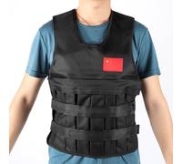 Cocoarm Gilet con Pesi Gilet Fitness Regolabile da 20 Kg Tessuto 600D per Allenamento della Forza Uomo Donna (BLACK)