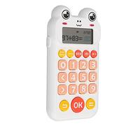 Cocoarm Giocattolo Didattico per Bambini per Imparare la Matematica Giocattolo per Esercizi Aritmetici Calcolatrice Educativa con Schermo LCD Promozioni Vocali Chiare per Bambini di (White)