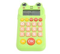 Cocoarm Giocattolo Didattico per Bambini per Imparare la Matematica Giocattolo per Esercizi Aritmetici Calcolatrice Educativa con Schermo LCD Promozioni Vocali Chiare per Bambini di (Green)
