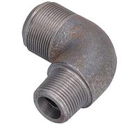 Cocoarm Gomito per Compressore d'aria Ghisa Gomito Stradale a 90 Gradi 33 X 27 Mm Raccordo a Compressione Resistenza Alla Corrosione e Alle Alte Temperature per Pompa del Compressore d'aria 3100