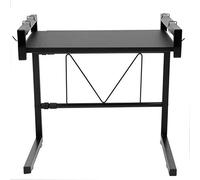 Cocoarm Griglia per Forno a Microonde Nera Supporto per Microonde in Acciaio Al Carbonio Regolabile da 17,3 a 26 X 14 X 16,9 Pollici Ripiano Capacità 25 Kg con 4 Ganci per Bancone della Garage di Casa