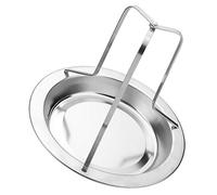 Cocoarm Griglia per Girarrosto per Pollo in Acciaio Inossidabile, Supporto per Griglia Verticale per Barbecue per Tacchino, Anatra, Oca con Vaschetta Raccogligocce per Rendere Il Cibo