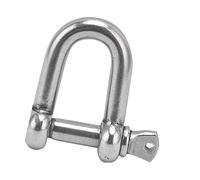 Cocoarm Grillo di Ancoraggio con Perno a Vite Grillo di Prua a Forma di D in Acciaio Inossidabile 304 M10 per Catena e Fune Facile Montaggio Resistente alla Corrosione per Campeggio Ormeggio Traino