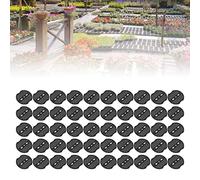 Cocoarm Guarnizioni per Picchetti da Paesaggio Picchetti a Graffa da Paesaggio da Giardino Guarnizione con Design a 2 Fori per Progetti All’aperto Tessuto per Prato Recinzioni (50 pezzi)