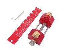 Cocoarm Guida per Affilatura Scalpelli Piani Affilatrice con Ruota a Rulli Dispositivo per Angolo per Carpentiere Kit di Affilatura Accurato, Materiale in Lega di Alluminio di Lunga Durata