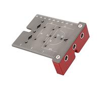 Cocoarm Guida per la Perforazione dei Fori delle Cerniere in Lega di Alluminio, Strumento di Marcatura di Precisione per Cerniere 35 Mm, di Montaggio per Armadi Facile Usare per Porte e Finestre