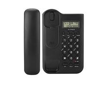 Cocoarm Hotel Telefono Ufficio Telefono da Parete da Tavolo Fisso con Duale FSK/DTMF 30 Gruppi Memoria Chiamate per Casa Ufficio (BLACK)