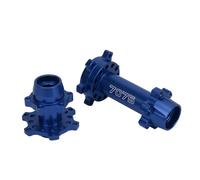 Cocoarm Hub Esadecimale della Ruota Anteriore in Alluminio Posteriore Anteriore con Aspetto Squisito per Losi 1/4 Promoto MX Motociclista Elettrico Eamiche (Blue)