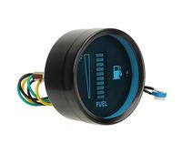 Cocoarm Indicatore di Livello Carburante per Moto, Alloggiamento da 52 Mm, Indicatore di Livello Carburante per Moto, Display a LED da 12 V, Circuito di Ritardo, Lettura Accurata per Motociclisti