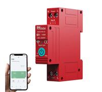 Cocoarm Interruttore Automatico Intelligente, Interruttore Automatico WiFi 1P con Misurazione del Display Digitale, Richiusura Automatica, App e Controllo Vocale per l'uso nel Noleggio della