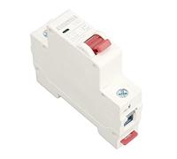 Cocoarm Interruttore Automatico Miniaturizzato CC PA66 Interruttore Automatico CC 1P 63A DC250V 6000A Montaggio su Guida DIN con Estinzione dell' Magnetico per Sistemi Solari Fotovoltaici Uso