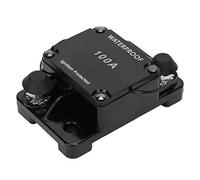 Cocoarm Interruttore Automatico, Portafusibile con Reset Automatico in Plastica Fenolica di Rame DC12 24V 50A a 300A Copertura Impermeabile Recupero Manuale per Sistemi Audiovisivi per Auto, Camion,