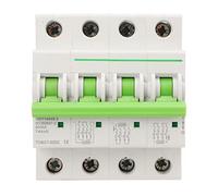 Cocoarm Interruttore Automatico Solare Fotovoltaico 4P, Mini Interruttore Automatico PA 1000 V 6000 A, Protezione da Cortocircuito Sovraccarico e Estinzione Rapida dell' per Sistemi Marini CC