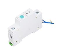 Cocoarm Interruttore Automatico WiFi Intelligente, Misuratore di Potenza su Guida DIN in Ottone PC AC230V 1P 63A, Impostazioni della Soglia di Temporizzazione del Telecomando dell'app per la Pompa