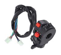 Cocoarm Interruttore di Accensione del Manubrio da 7 8 Pollici Interruttore di Arresto del Manubrio in ABS con Leva dello Starter 4 Pin e 6 Pin 9 Fili Lato Sinistro Adatto per Motociclisti ATV Cinesi