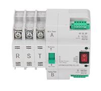 Cocoarm Interruttore di Trasferimento Automatico PC Contatto in Argento Interruttore di Alimentazione Automatica 3P AC400V AC690V Montaggio su Guida Isolante Trasferimento Rapido per Distribuzione