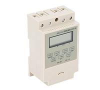 Cocoarm Interruttore Orario Digitale Programmabile Temporizzatore Elettronico ABS 25A Montaggio su Guida con Memoria Batteria da 14F a 122F per Lampioni Pompe Acqua Riscaldatori Caricabatterie