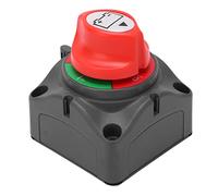 Cocoarm Interruttore Staccabatteria Interruttore Isolatore Batteria ABS da 12 V A 48 V 275 A On Off 2 Posizioni 3 Perno da 8 Pollici A Incasso o Montaggio Superficiale per Auto, ATV, Barca