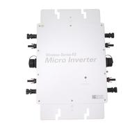 Cocoarm Inverter Solare Microinverter in Lega di Alluminio 2000 W 100 V a 240 V IP65 Grid Tie Impermeabile per Sistemi di Energia Solare all'aperto Sul Tetto con Monitoraggio APP